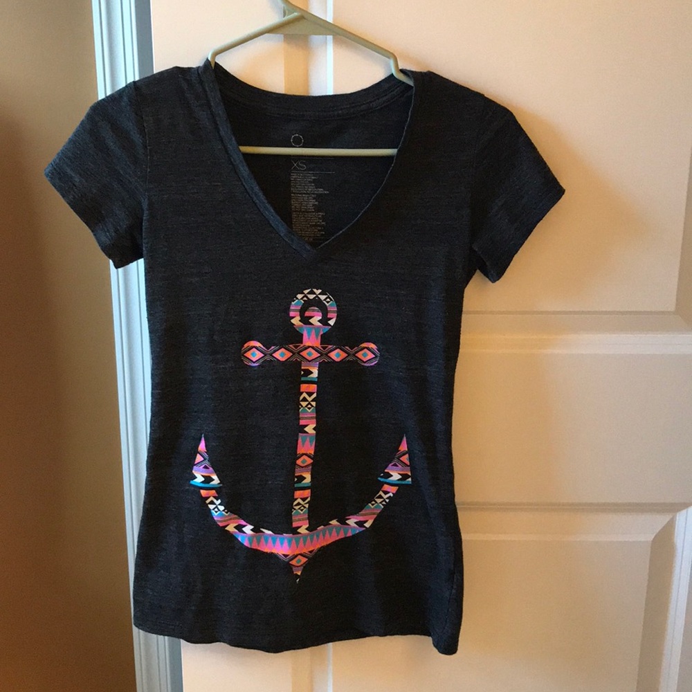 Zumiez Empyre womens XS anchor T-shirt gently worn